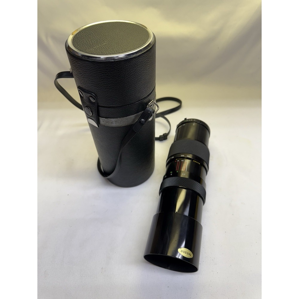 Soligor Zoom Macro Lens 85-300mm C/D F:5 Camera Lens No. 381053080 MC W/ Case